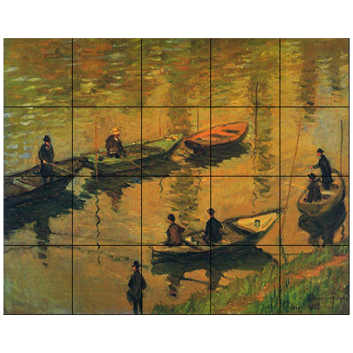 Monet "Anglers on the Seine"